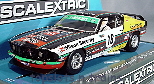 Scalextric C3728 - Ford Mustang Boss 302 1969 Clipsal 500 Bowe