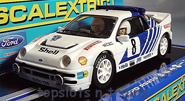 Scalextric C3156 - Ford RS200 1986 Rally Sweden Kalle Grundel
