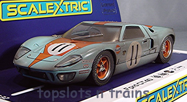 Scalextric C4106 - Gulf Ford GT40 Le Mans 1968 Weathered No11