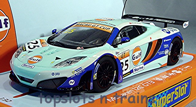 Scalextric SuperSlot H3716 - Gulf McLaren 12C GT3 Macau 2014 Richard Meins