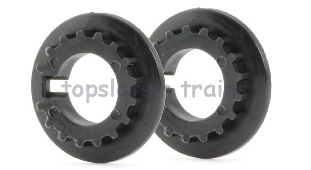 Slot.It SI-CH100 - Cyan Plastic 4WD 17 Tooth Pulleys