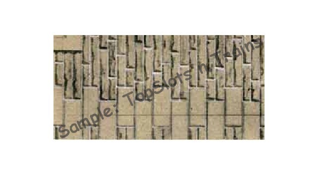 Superquick SQ-D10 OO/HO Scale - Grey Sandstone Coursers Walling Building Paper