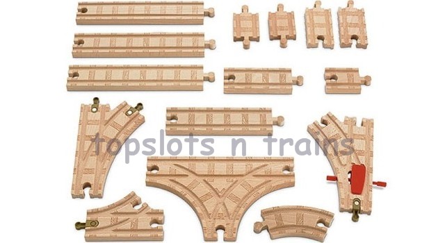 Y4088 Fisher-Price - Wooden Railway Figure 8 Set Expansion Track Pack